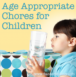 Age Appropriate Chores for Children (with free printable chart) | www.flandersfamily.info