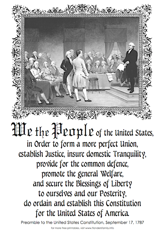 Free Patriotic Printables including Bill Of Rights Flanders Family Free Patriotic Printables including Bill Of Rights Flanders Family