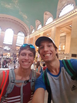 Ben and Joe at Grand Central Terminal