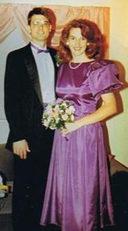 1990 Dressed for Kimberly's Wedding