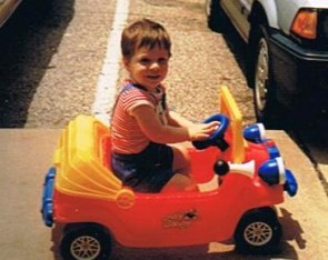 1990 Jon in Toy Car