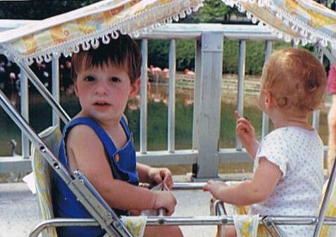 1990 Kids at Zoo
