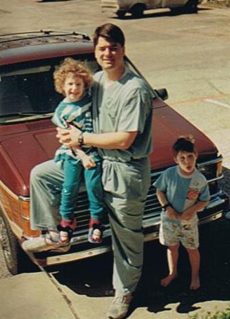 1993 - Dad with Kids