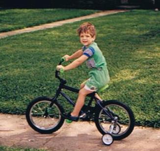 1995 - David on Bike