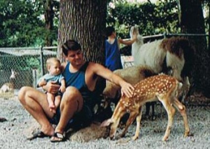 1996 - Dad with Deer
