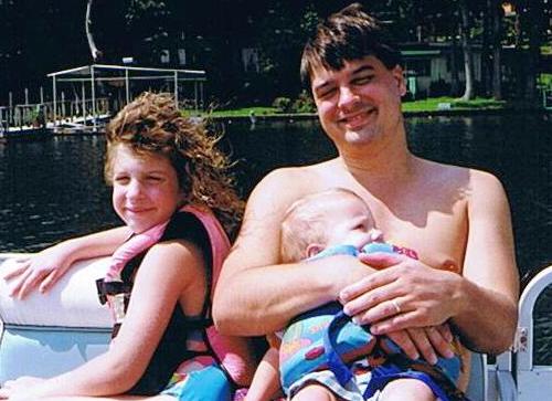 1997 - Dad and Beth on Boat