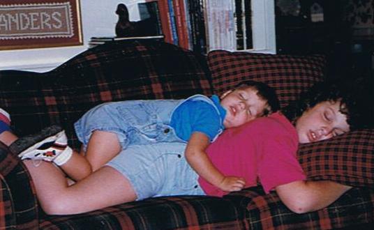1997 - Napping on Couch