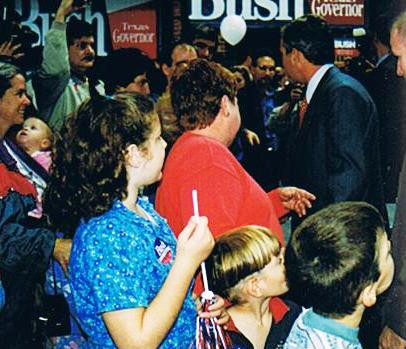 1998 - Campaign Visit George W Bush
