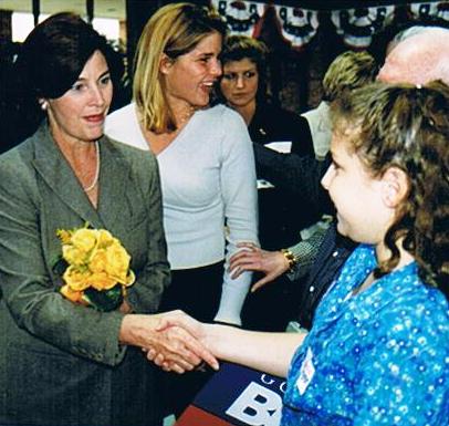 1998 - Campaign Visit Laura Bush