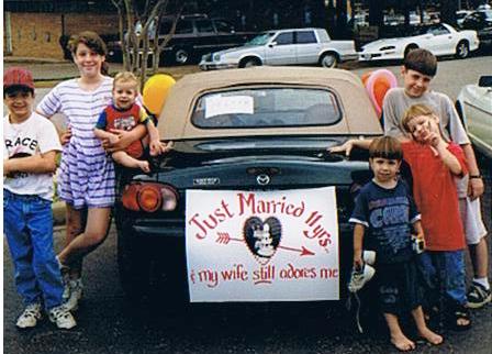1998 - Decorating Car for Anniversay