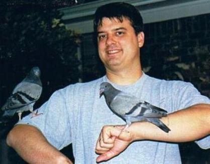 2000 - Dad with Pigeons