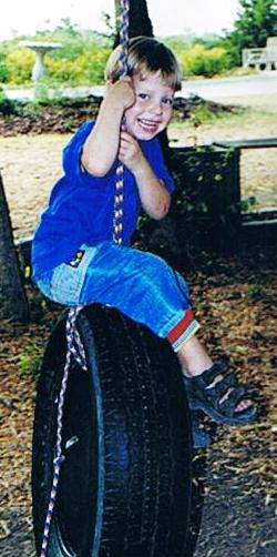 2000 - Joe on Tire Swing