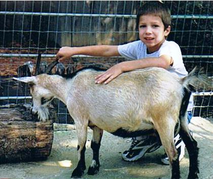 2002 Ben with Goat