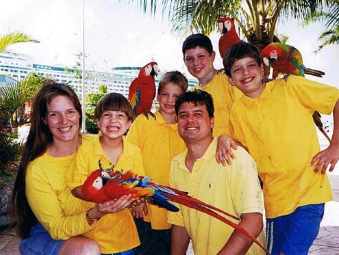 2002 In Yellow with Macaws