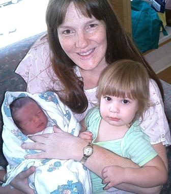 2003 Mom with Baby Isaac