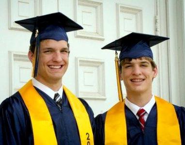2010 - Graduating David and Sam