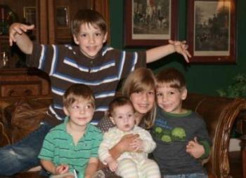 2010 - Isaac with Siblings
