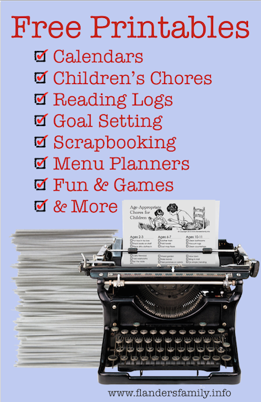 Find hundreds of free printables at www.flandersfamily.info