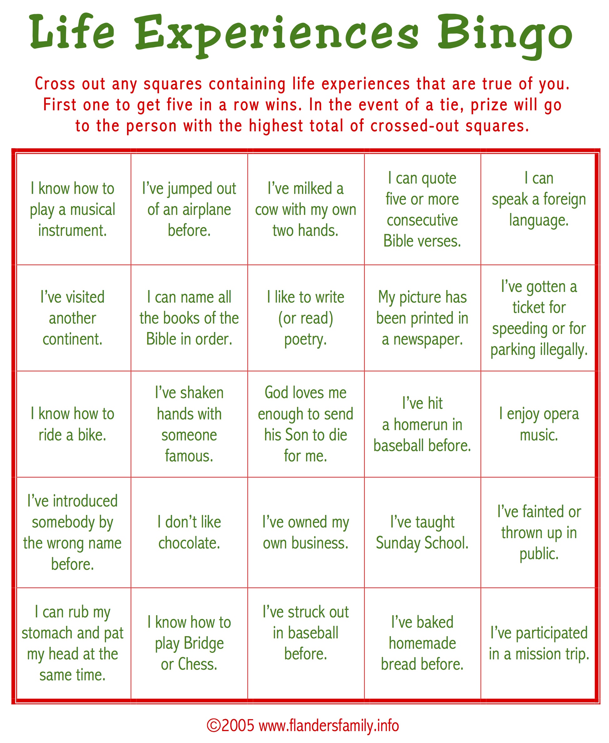 Christmas Ice Breaker BINGO (Free Printable) - Flanders Family Within Ice Breaker Bingo Card Template