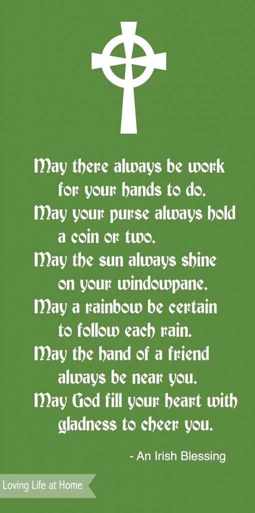 Irish Blessing For St Patrick S Day Happy Saint Patrick's Day - Flanders Family Homelife