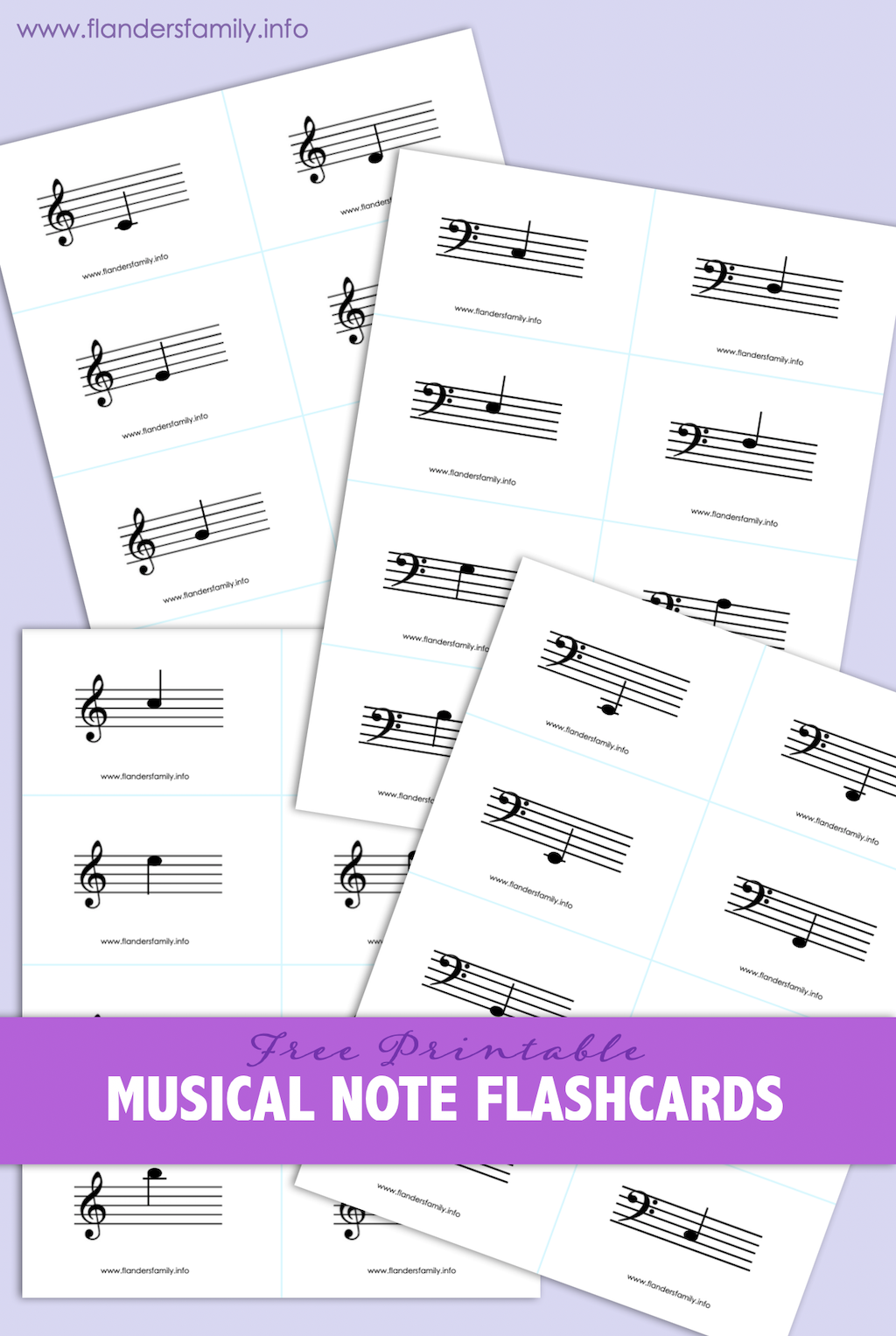 Musical Note Flashcards