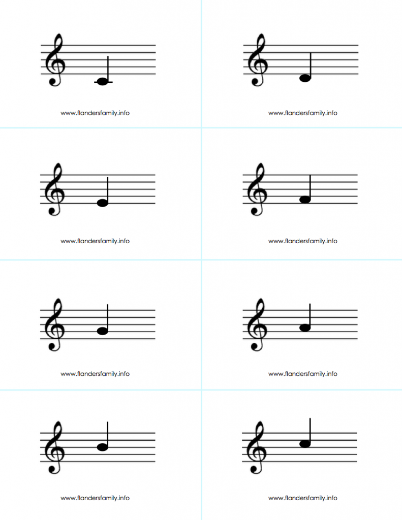 Encouraging Mozart Musical Note Flashcards Flanders Family Home Life Encouraging Mozart Musical Note Flashcards Flanders Family Home Life