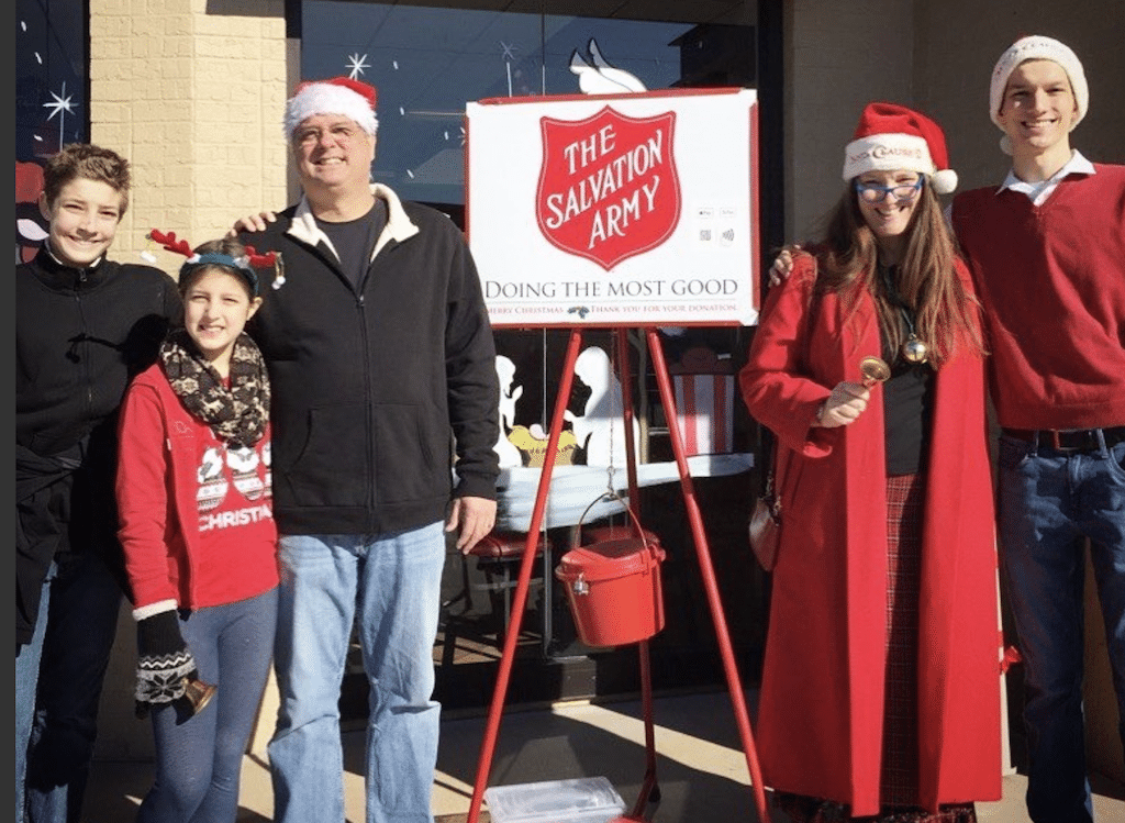Bell Ringing for the Salvation Army 2019