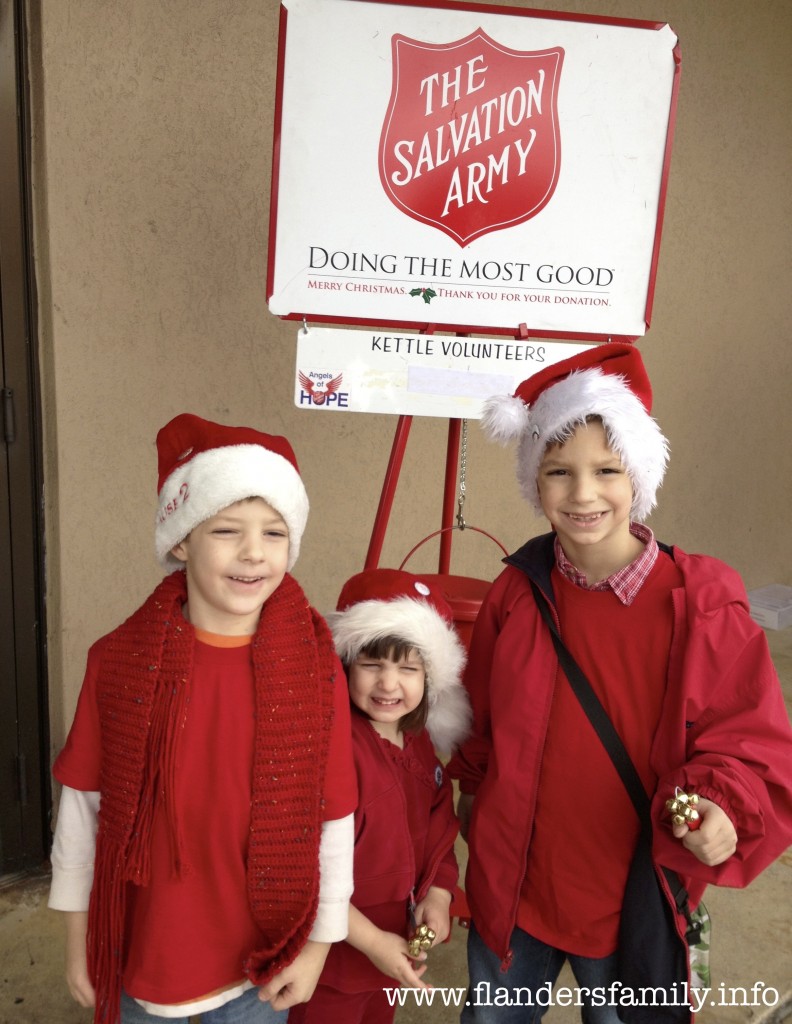 Ringing bells for the Salvation Army -- a family Christmas tradition