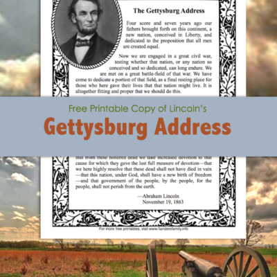Lincoln’s Gettysburg Address (& More)