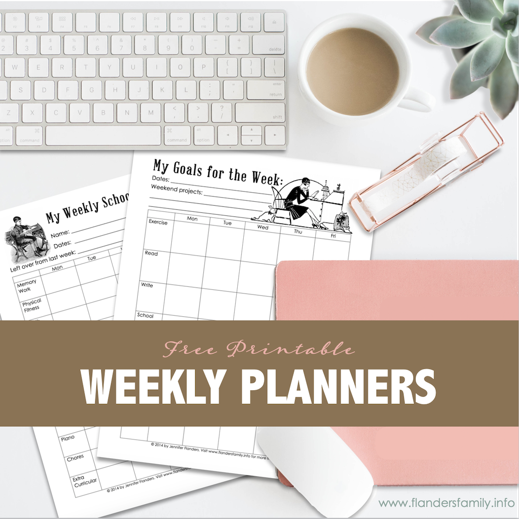 Printable Weekly Planners