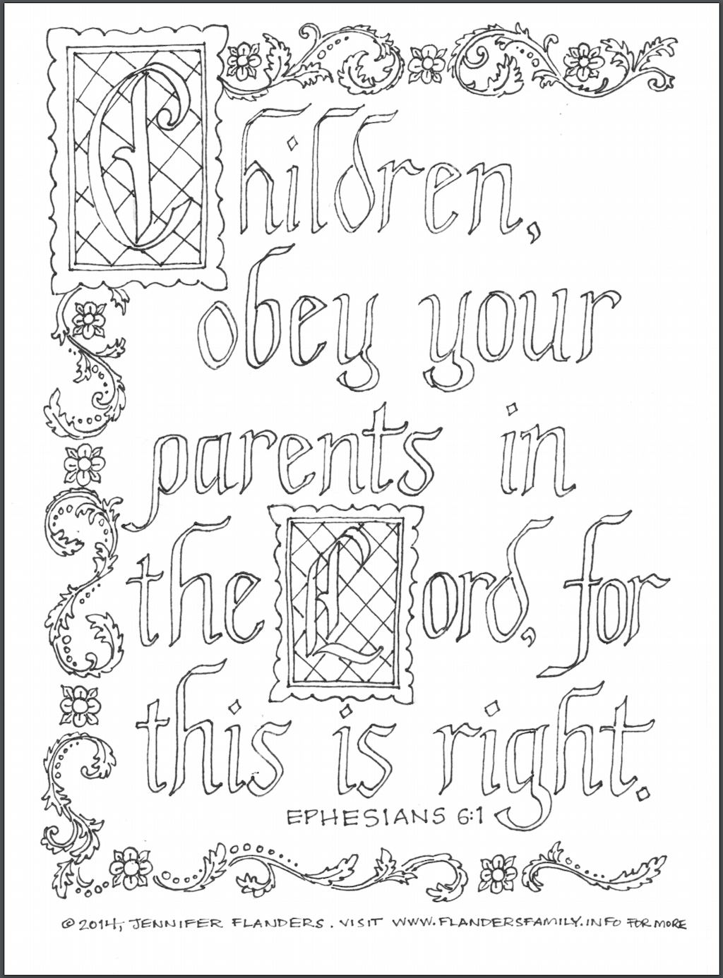 Free Printables from www.flandersfamily.info 