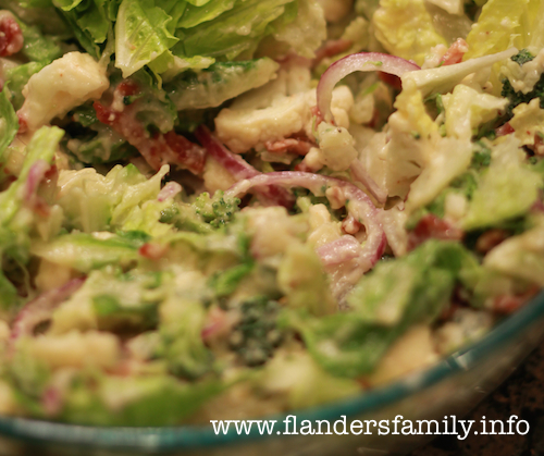 Broccoli and Cauliflower Salad Recipe -- Yum!