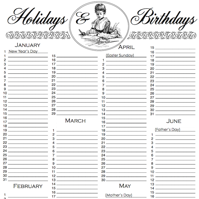 calendars archives page 3 of 4 flanders family homelife