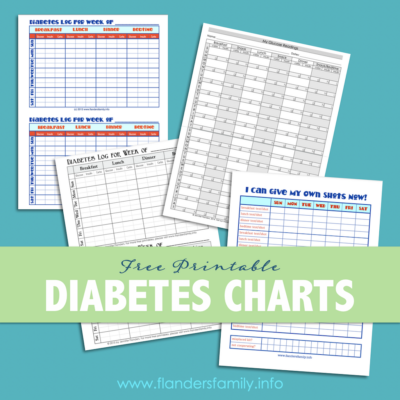 Free Printable Diabetes Logs - Flanders Family Home Life