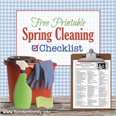 Room-by-Room Spring Cleaning Checklist