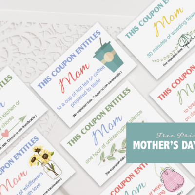 Mother’s Day Coupons (Free Printable)