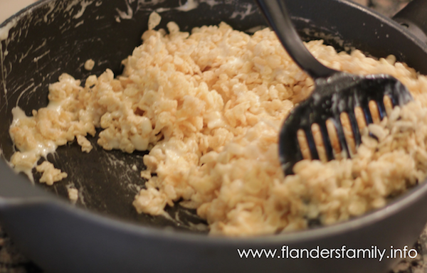 Peanut Butter Rice Crispy Treats - Quick & Easy recipe from www.flandersfamily.info
