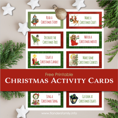 Simple Christmas Activity Cards