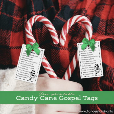 Candy Cane Gospel Poem for Christmas