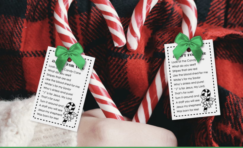 Candy Cane Gospel - Free Printable Tags