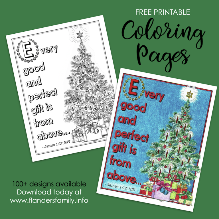 Every Good Gift Coloring Page - Flanders Family Home Life