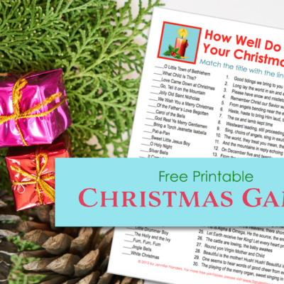 How Well Do You Know Your Christmas Carols