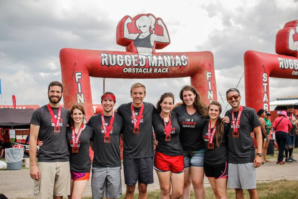Rugged maniacs -- all cleaned up again!