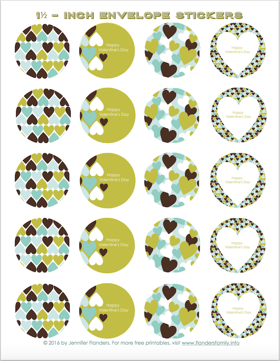 free printable valentine stickers flanders family homelife