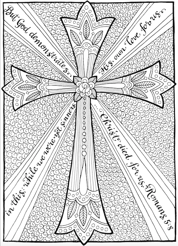 Religious Printable Coloring Pages 7