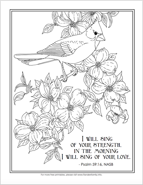 1 John 4 10 Coloring Page God Loved - I Will Sing Of Your Love 