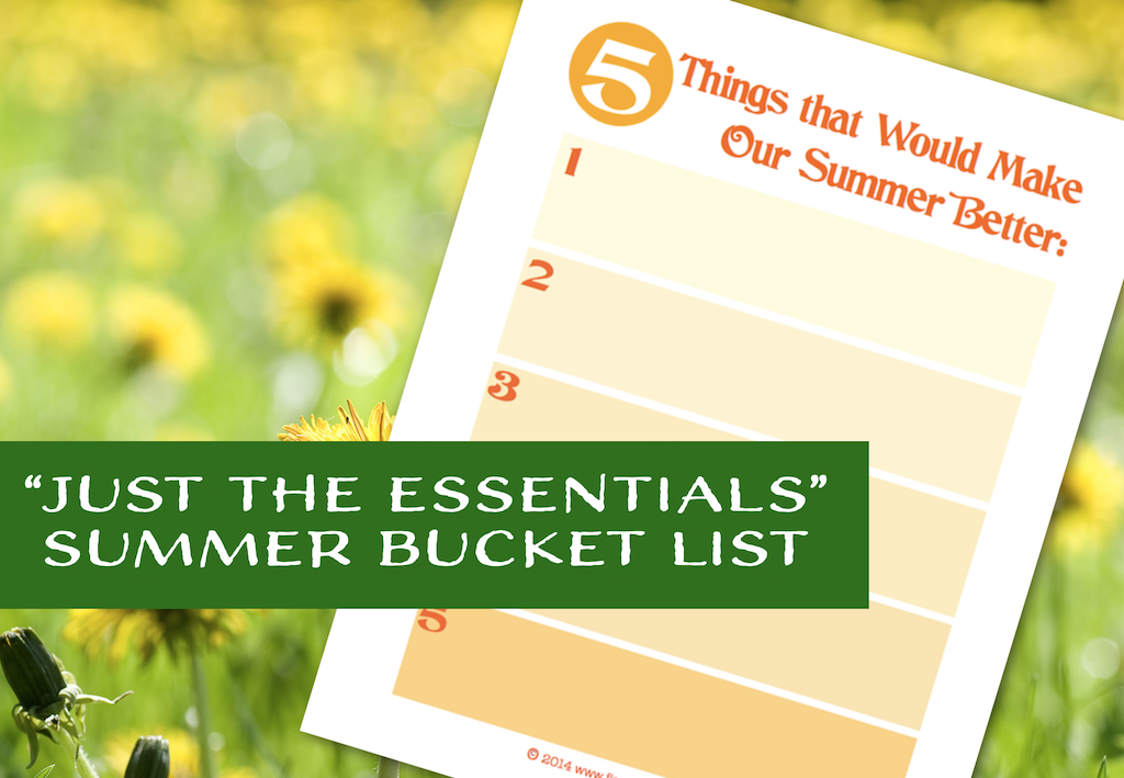 Essential Summer Bucket List 