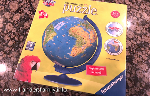 It's a small world: 3-D puzzle globe does a great job of combining fun with learning.