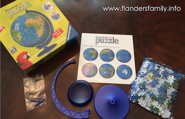 It's a small world: 3-D puzzle globe does a great job of combining fun with learning.