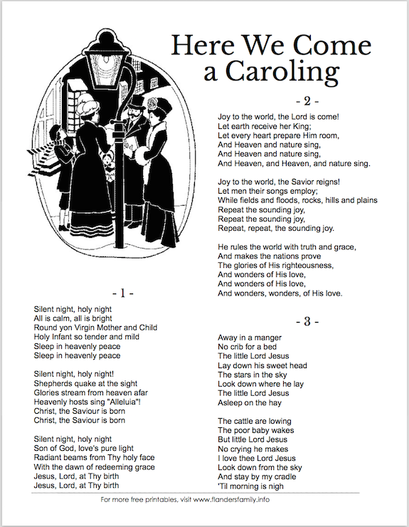 Christmas Carol Song Sheets Free Printable Flanders Family Homelife christmas-carol-song-sheets-free-printable-flanders-family-homelife